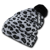 Decky Atakora Beanie | Decky K040 Leopard/White OSFM Beanies