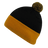 Decky Athletic Pom Pom Beanies | Decky 687 Black/Gold OSFM Beanies