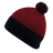 Decky Athletic Pom Pom Beanies | Decky 687 Red/Navy OSFM Beanies