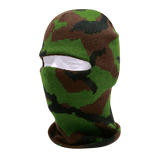 Decky Camo 1 Hole Mask | Decky 8033 Woodland OSFM