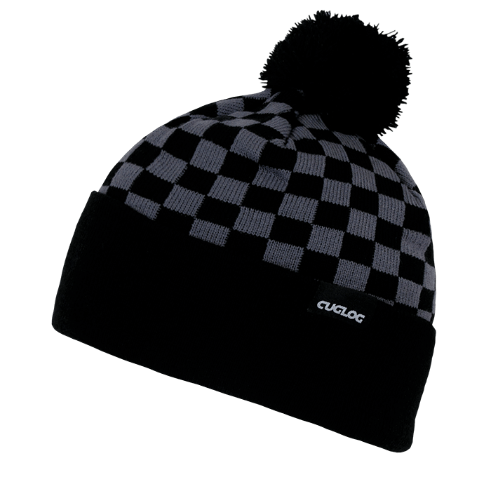 Decky Changbai Checker Beanie | Decky K019 Grey/Black OSFM Beanies