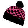 Decky Changbai Checker Beanie | Decky K019 Hot Pink/Black OSFM Beanies