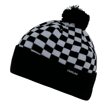 Decky Changbai Checker Beanie | Decky K019 White/Black OSFM Beanies