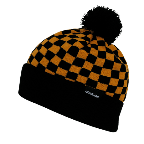 Decky Changbai Checker Beanie | Decky K019 Yellow/Black OSFM Beanies
