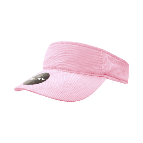 Decky Corduroy Visor | Decky 4004 Pink OSFM Visors