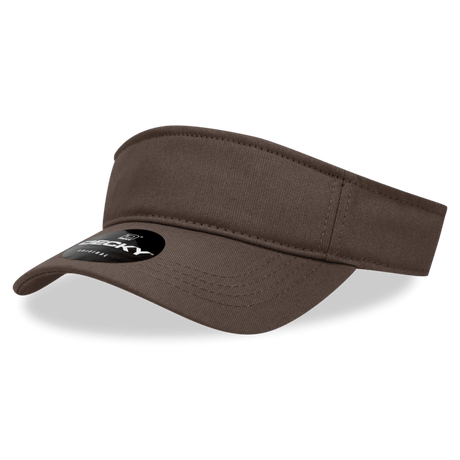Decky Cotton Visor | Decky 3001 Brown OSFM Visors