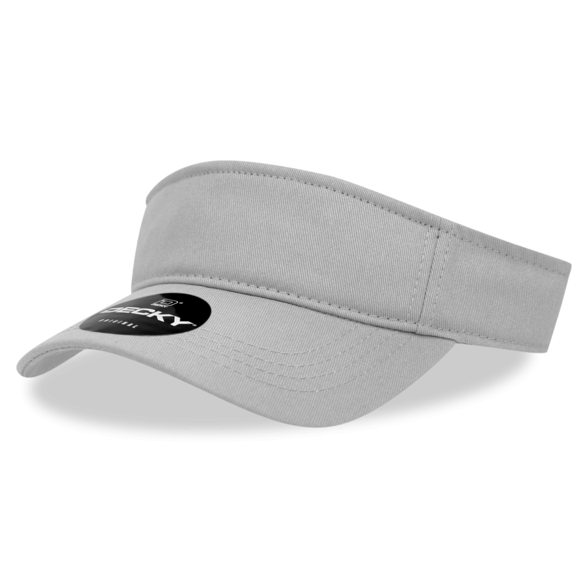 Decky Cotton Visor | Decky 3001 Grey OSFM Visors