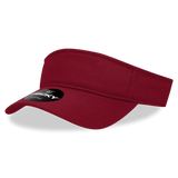 Decky Cotton Visor | Decky 3001 Maroon OSFM Visors
