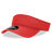 Decky Cotton Visor | Decky 3001 Red OSFM Visors