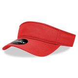 Decky Cotton Visor | Decky 3001 Red OSFM Visors