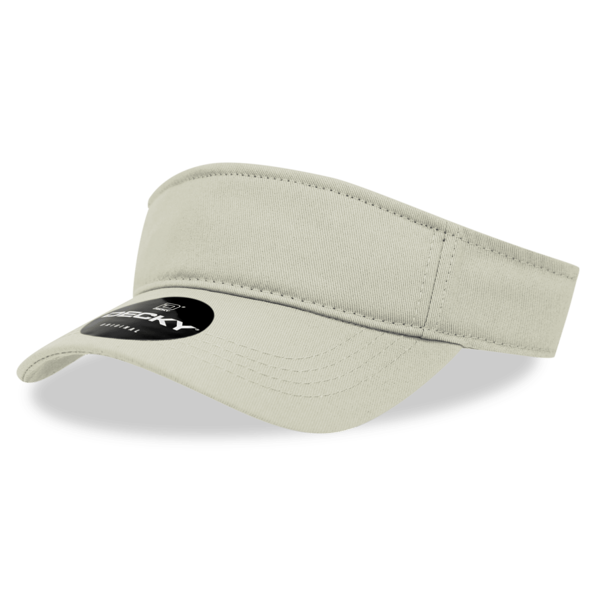 Decky Cotton Visor | Decky 3001 Stone OSFM Visors