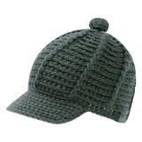 Decky Crocheted Reggae Cap | Decky 624 Charcoal OSFM Hats