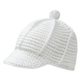 Decky Crocheted Reggae Cap | Decky 624 White OSFM Hats