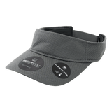 Decky Dimple Patterned Sun Visors | Decky 6204 Char OSFM Visors