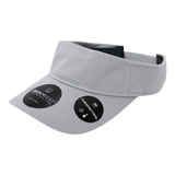 Decky Dimple Patterned Sun Visors | Decky 6204 Grey OSFM Visors