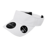 Decky Dimple Patterned Sun Visors | Decky 6204 White OSFM Visors