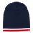 Decky Double Striped Beanie | Decky 8015 Nvy/Wht/Red OSFM Beanies