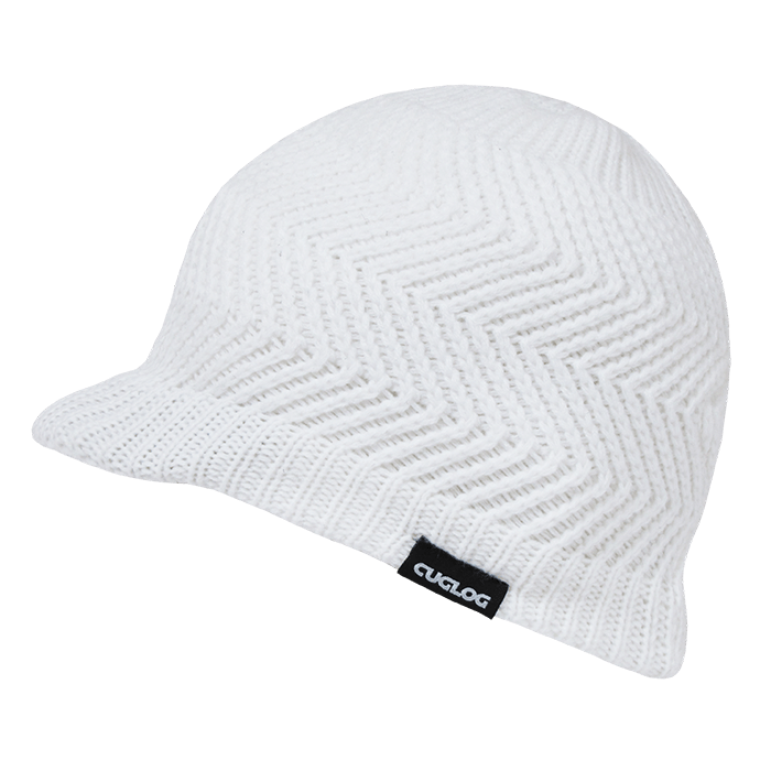 Decky Elbert ZigZag Pattern HybriCap | Decky K011 White OSFM Hats