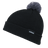 Decky Everest Pom Pom Beanies | Decky K002 Black/Grey OSFM Beanies