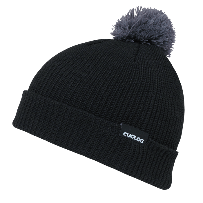 Decky Everest Pom Pom Beanies | Decky K002 Black/Grey OSFM Beanies