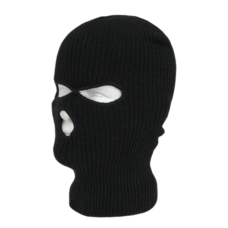 Decky Face Mask 3 Holes Beanie | Decky 970 Black OSFM Beanies