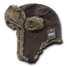 Decky Faux Fur Aviator Hat | Decky 777 Brown S/M Hats