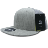 Decky Fitted Cotton Trucker Cap | Decky 1075 H. Grey 6 7/8 Hats