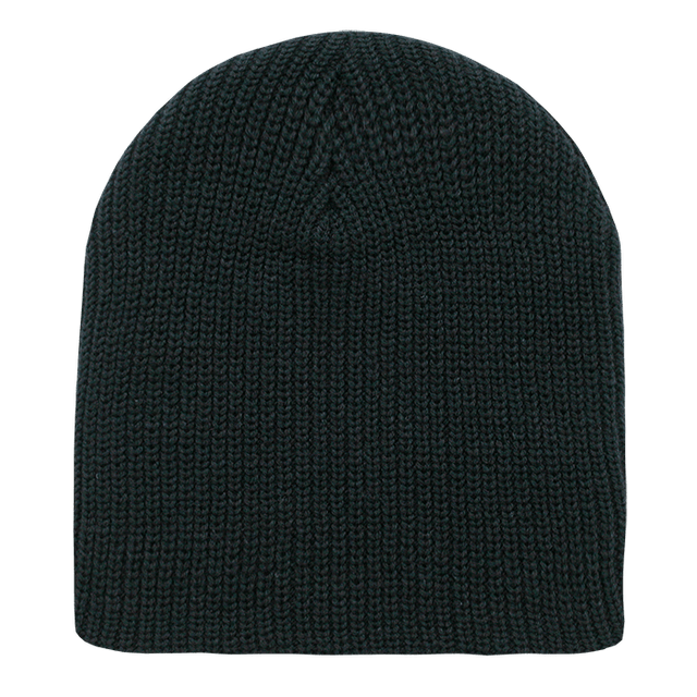 Decky GI Cuffless Watch Caps | Decky 608 Black OSFM Hats