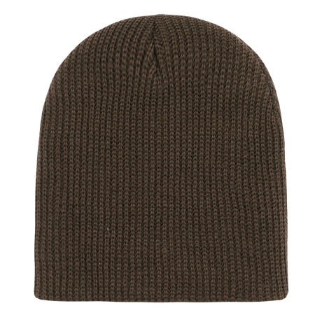 Decky GI Cuffless Watch Caps | Decky 608 Brown OSFM Hats