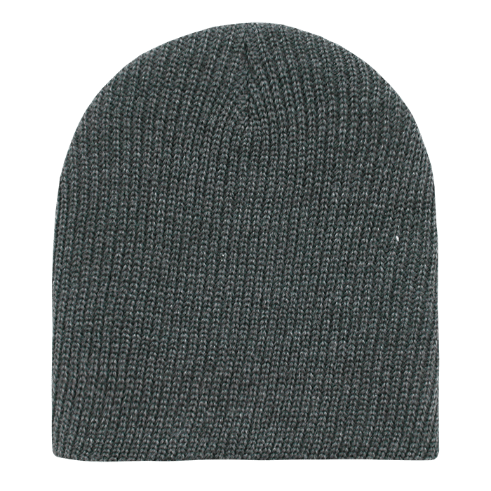 Decky GI Cuffless Watch Caps | Decky 608 Heather Charcoal OSFM Hats