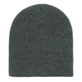 Decky GI Cuffless Watch Caps | Decky 608 Heather Charcoal OSFM Hats