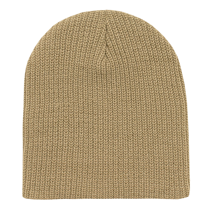 Decky GI Cuffless Watch Caps | Decky 608 Khaki OSFM Hats
