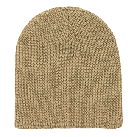 Decky GI Cuffless Watch Caps | Decky 608 Khaki OSFM Hats