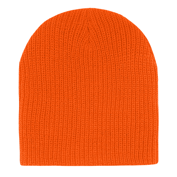 Decky GI Cuffless Watch Caps | Decky 608 Orange Standard Hats