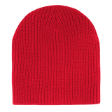 Decky GI Cuffless Watch Caps | Decky 608 Red OSFM Hats