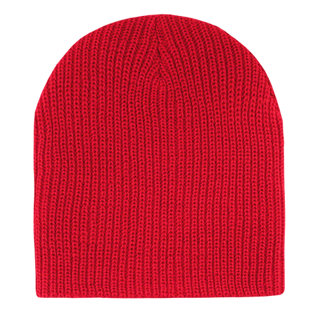 Decky GI Cuffless Watch Caps | Decky 608 Red OSFM Hats
