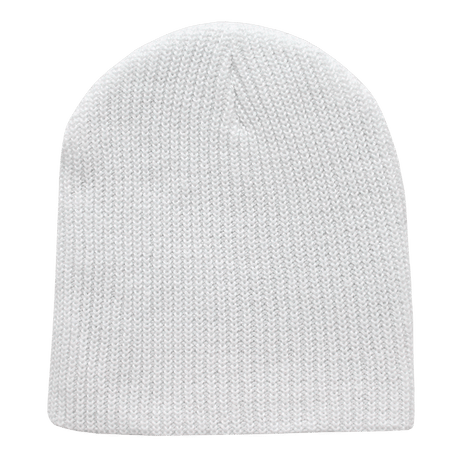 Decky GI Cuffless Watch Caps | Decky 608 White OSFM Hats