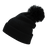 Decky Giant Pom Beanies | Decky 689 Black OSFM Beanies