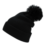 Decky Giant Pom Beanies | Decky 689 Black OSFM Beanies