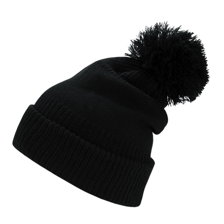 Decky Giant Pom Beanies | Decky 689 Black OSFM Beanies