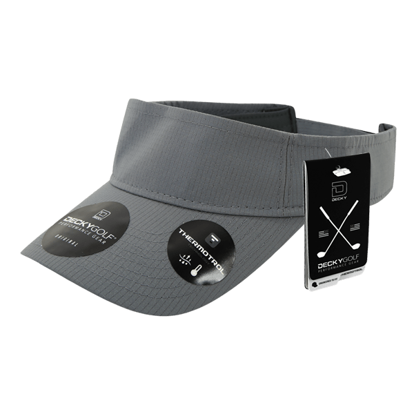 Decky Grid H2O Sun Visors | Decky 7104 Char OSFM Visors