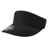 Decky High Profile Cotton Visors | Decky 3015 Black OSFM Visors