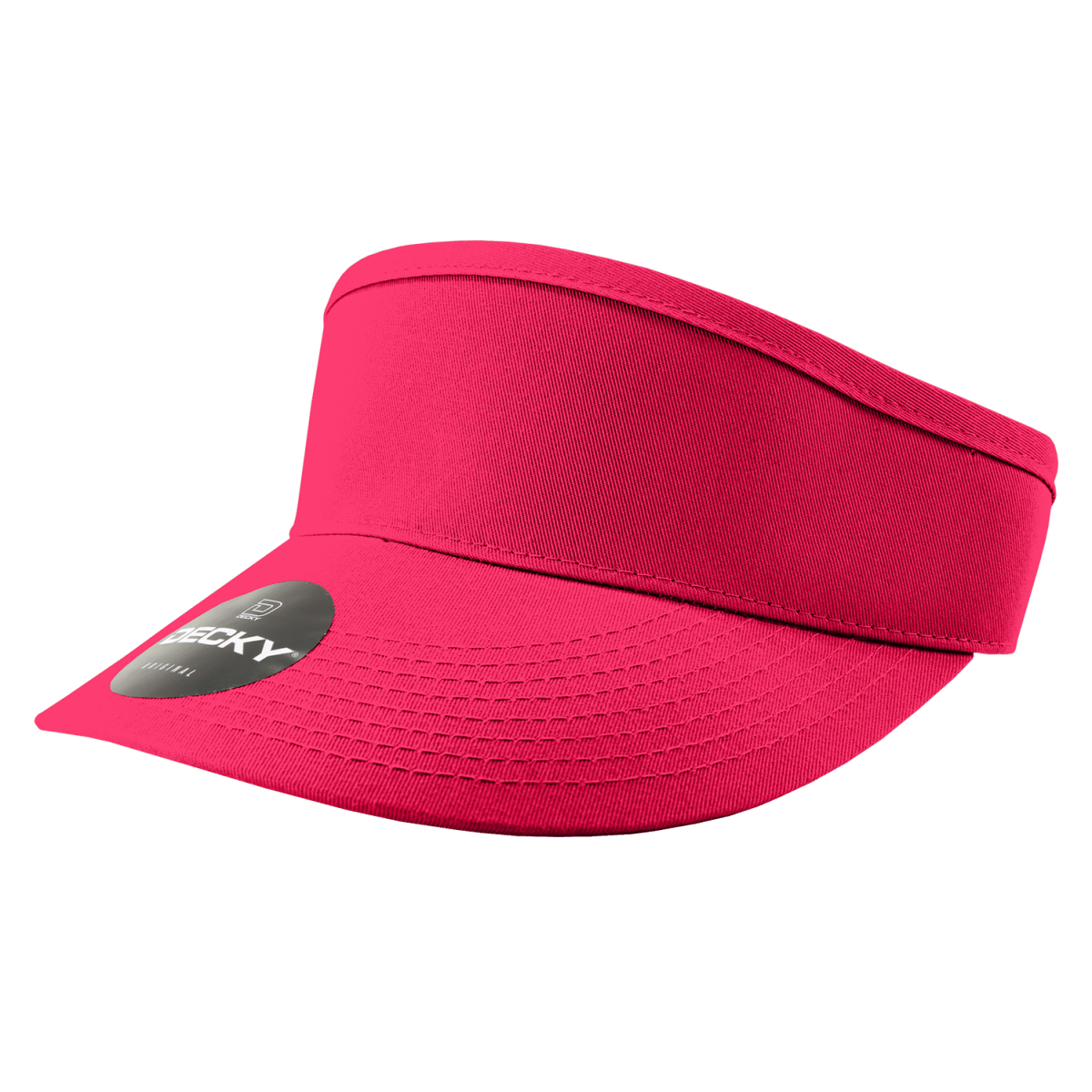 Decky High Profile Cotton Visors | Decky 3015 Hot Pink OSFM Visors