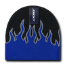 Decky Kids Fire Beanies | Decky 9055 Black/Blue/Grey OSFM Beanies