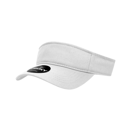 Decky Kid's Visor | Decky 7007 White OSFM Visors