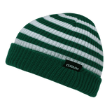 Decky Kilimanjaro Striped Beanie | Decky K005 Emerald/Wht OSFM Beanies