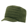 Decky Knitted Flat Top Cap w/ Visor | Decky 615 Olive OSFM Visors