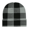 Decky Long Plaid Beanie | Decky 8027 Black OSFM Beanies