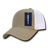 Decky Low Crown Air Mesh Baseball Cap | Decky 204 KHA/WHT OSFM Hats