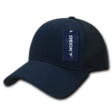 Decky Low Crown Air Mesh Baseball Cap | Decky 204 NVY/NVY OSFM Hats
